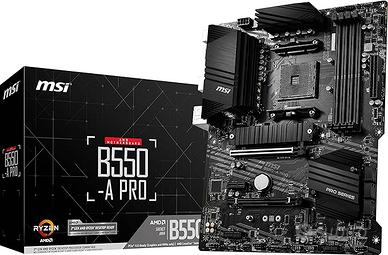 MSI B550-A PRO, scheda madre ATX, supporta AMD Ryz