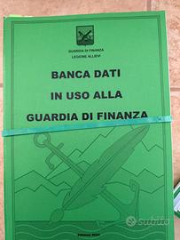 Dispense originali Guardia Di Finanza Legione All.