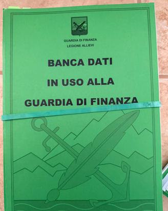 Dispense originali Guardia Di Finanza Legione All.