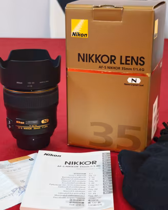 NIKON NIKKOR AF-S 35mm f1.4 G Nano come nuovo