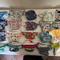 Set di 25 Pannolini Lavabili Pocket + Accessori