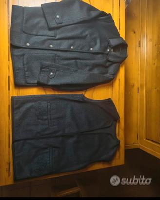 loden tirolese originale 2 pezzi 