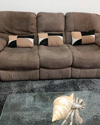 divano 3 posti con recliner