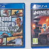 Gta 5 e Minecraft PS4