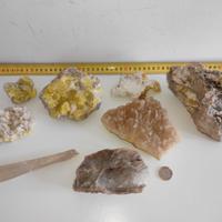 Collezione minerali 15 pezzi