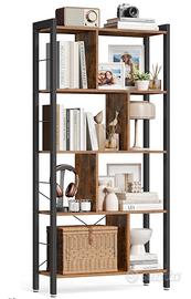 libreria e mobile ingresso stile industriale