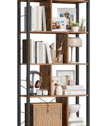 libreria e mobile ingresso stile industriale