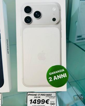 IPHONE 17 PRO MAX 256GB 2 ANNI GARANZIAAPPLE CARE