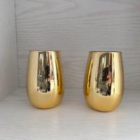 Coppia bicchieri 13 cm nuovi in vetro