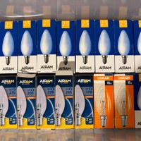 Lotto lampadine E14 incandescenza e alogene nuove