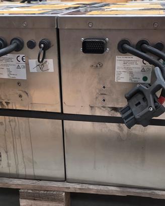 Moduli batteria agli ioni di litio.