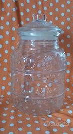 porta biscotti in vetro 