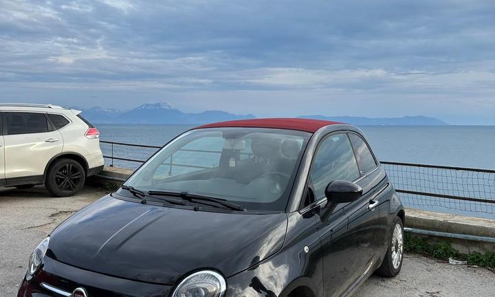 FIAT 500 1.2 GPL/Benzina Cabrio – nera e rossa