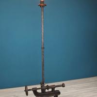 Lampada da terra industriale vintage steampunk