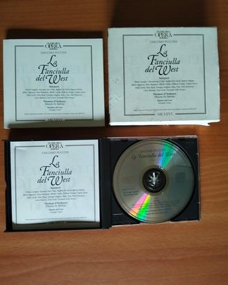 cofanetto Giacomo puccini "la fanciulla del west"