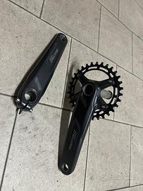 Guarnitura Shimano (corona e pedivelle)