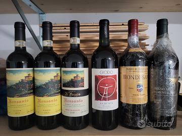 Lotto sottocosto vini pregiati toscana