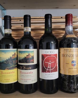 Lotto sottocosto vini pregiati toscana