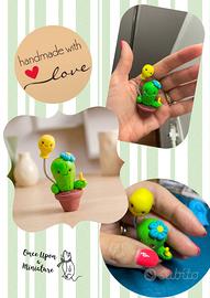 Statuetta Cactus🌵🎈Palloncino con iniziale