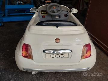 automobile 500 fiat elettrica bambini da 1-4 anni