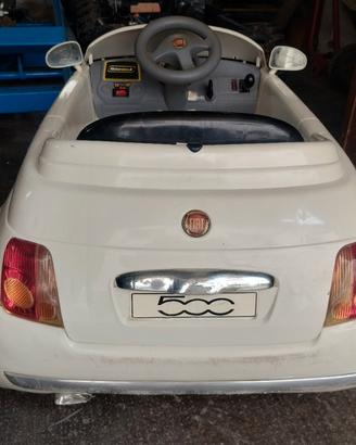 automobile 500 fiat elettrica bambini da 1-4 anni