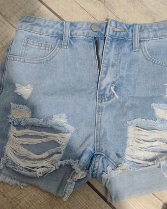 pantaloncini jeans donna