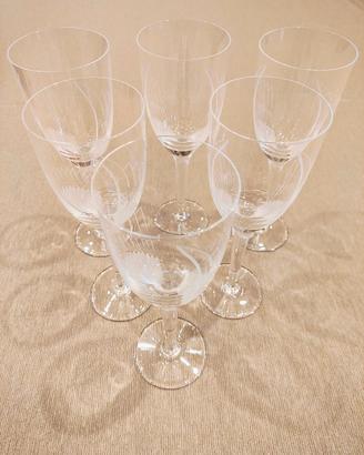Bicchieri Cristal Lalique Verre Ange da collezione