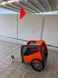 Carrellino per cani da bici - max 30kg - Nuovo
