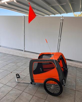 Carrellino per cani da bici - max 30kg - Nuovo