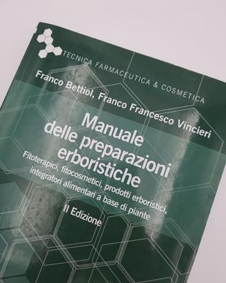 Libro "Manuale delle preparazioni erboristiche"