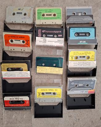 12 musicassette vintage bootleg
