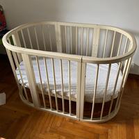 Culla/lettino da bambino transformer ovale