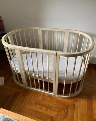 Culla/lettino da bambino transformer ovale