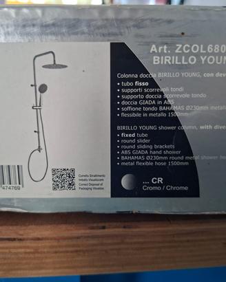 Colonna doccia Birillo Young ZCOL680CR Paffoni