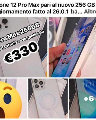 iPhone Pro Max 12/111/Xs/ 256gb batteria 100