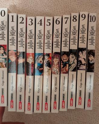 Lotto 11 Volumi Jujutsu kaisen 
