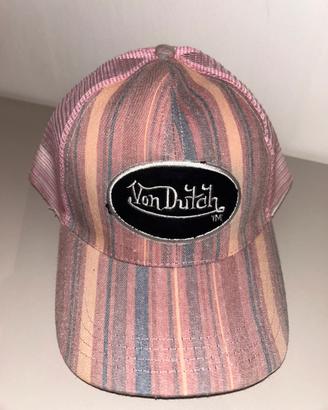Cappello unisex rosa con fantasia