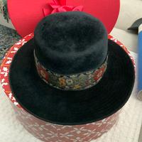 Cappello donna nero alta moda Federici