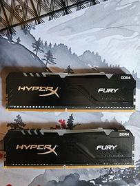 RAM HyperX DDR4 16GB, 2x8, 3600 MT/s, MHz, CL17