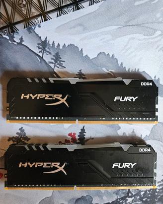 RAM HyperX DDR4 16GB, 2x8, 3600 MT/s, MHz, CL17