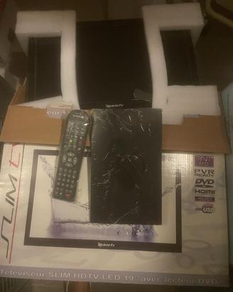 TV HD LED 19 Televisione Slim per Camper HDMI DVD