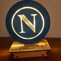 logo Napoli lampada led 