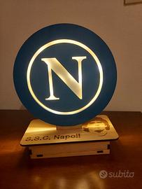 logo Napoli lampada led 