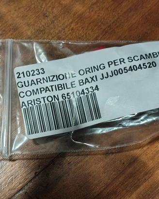 Guarnizioni scambiatore sanitario caldaia