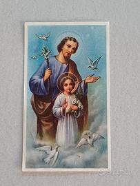 Santino San Giuseppe  e Gesù bambino 