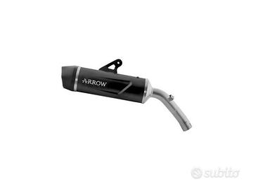 Terminale Indy Race EVO alluminio "Dark" con fonde