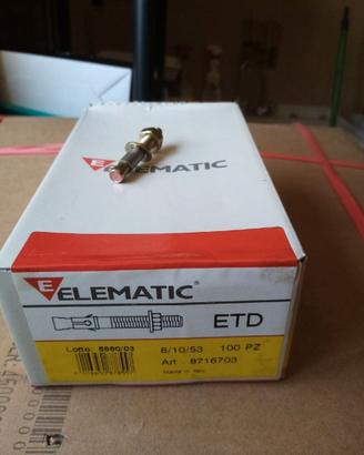 Elematic tasselli ETD art. 8716703 8/10/53 100 pz