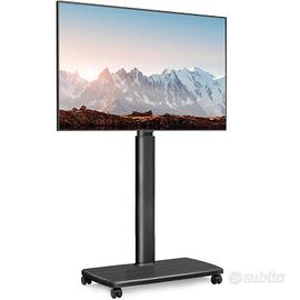 Supporto TV FITUEYES con ruote per TV 32-70'' nero
