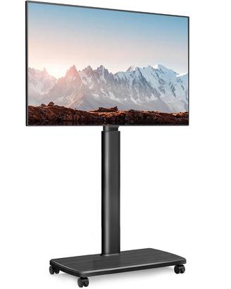 Supporto TV FITUEYES con ruote per TV 32-70'' nero