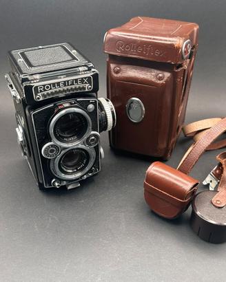 Rolleiflex 3.5 C - Planar 75mm f/3.5 + Accessori